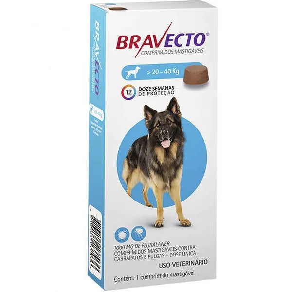 Bravecto - comprimidos mastigáveis contra carrapatos e pulgas