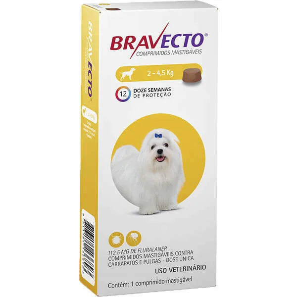 Bravecto - comprimidos mastigáveis contra carrapatos e pulgas