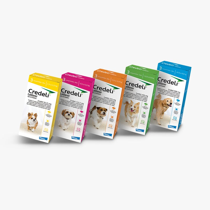 Credeli - comprimido mastigável para prevenção de pulga e carrapatos