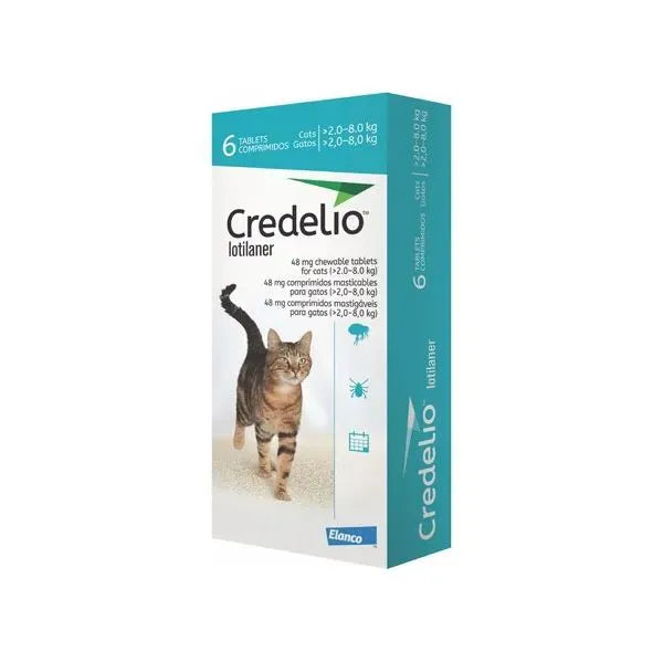 Credeli Gato - comprimido mastigável para prevenção de pulga e carrapatos