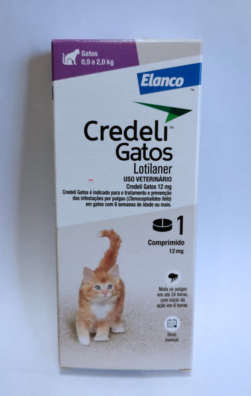 Credeli Gatos - comprimido para tratamento e prevenção de pulgas