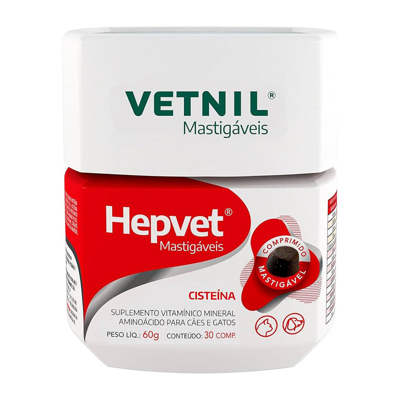 Hepvet Mastigáveis 30 Comprimidos