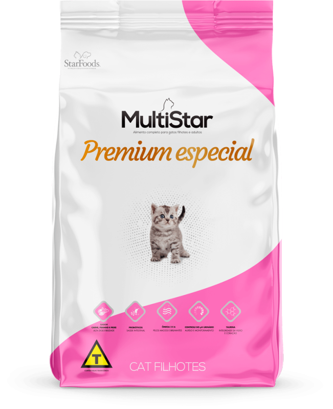 MultiStar - Gatos Filhotes 1kg