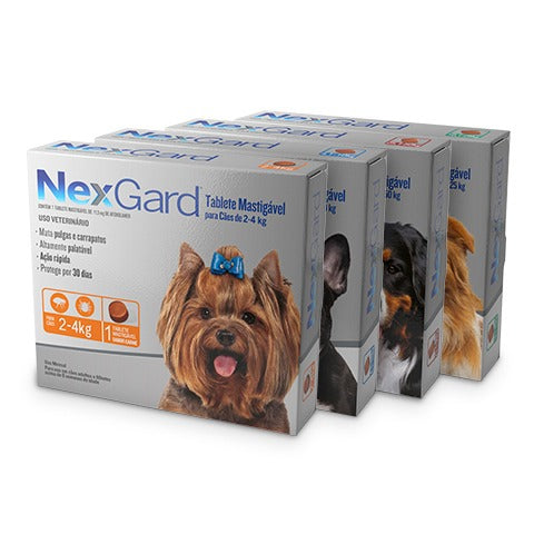 Nexgard - tablete mastigável para cães
