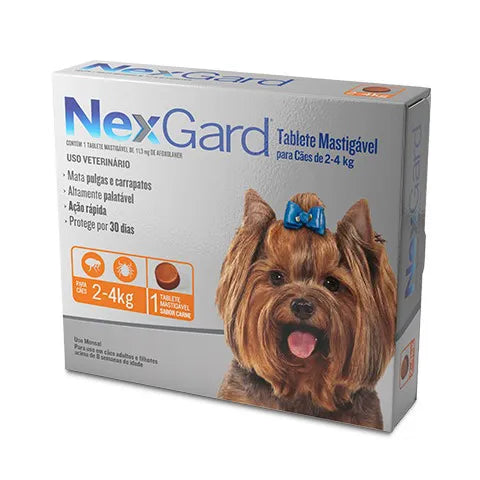 Nexgard - tablete mastigável para cães