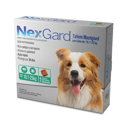 Nexgard - tablete mastigável para cães