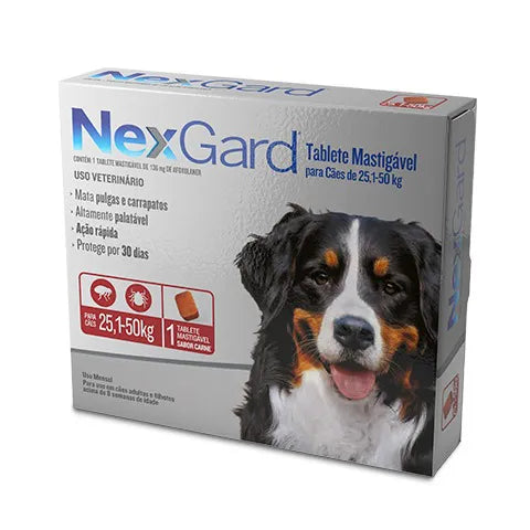 Nexgard - tablete mastigável para cães
