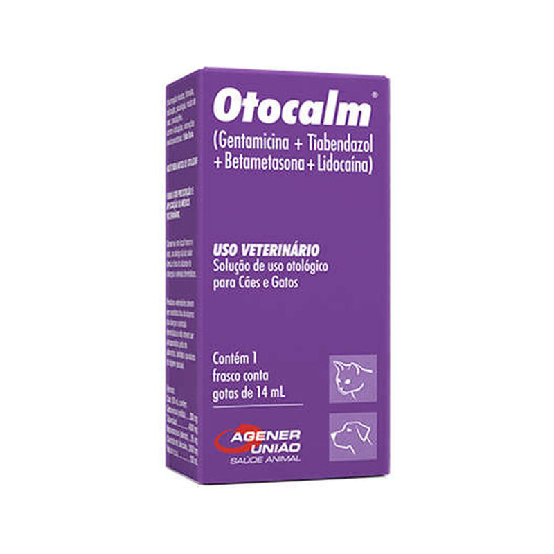 Otocalm Solução Otológico para Cães e Gatos