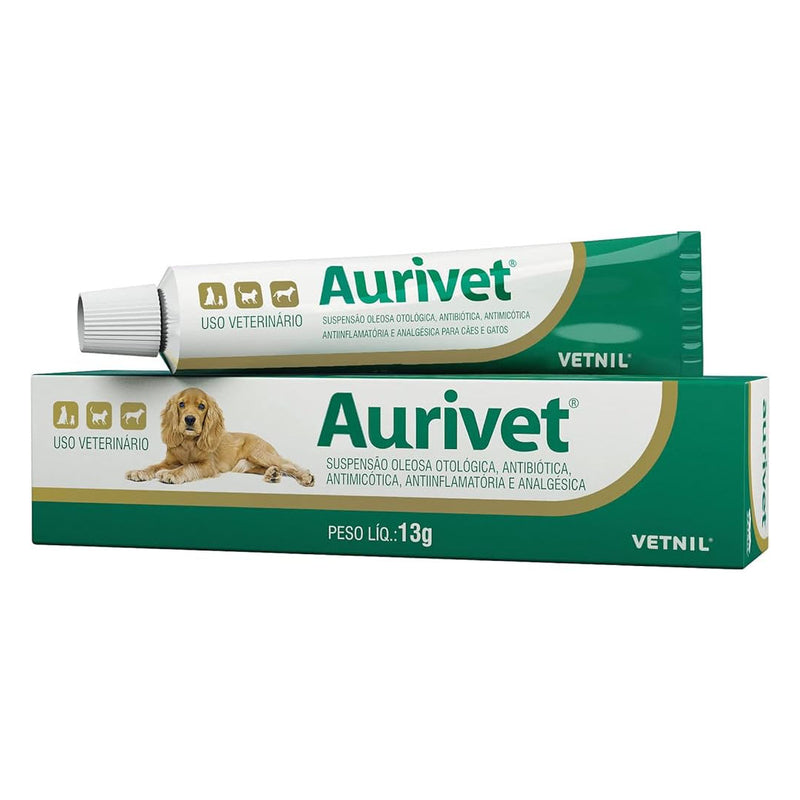 Pomada Otológica Aurivet 13 g