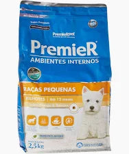 Ração PremieR Ambientes Internos Porte Pequeno Filhotes até 12 meses