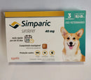 Simparic - comprimido mastigável para proteção de pulgas e carrapatos