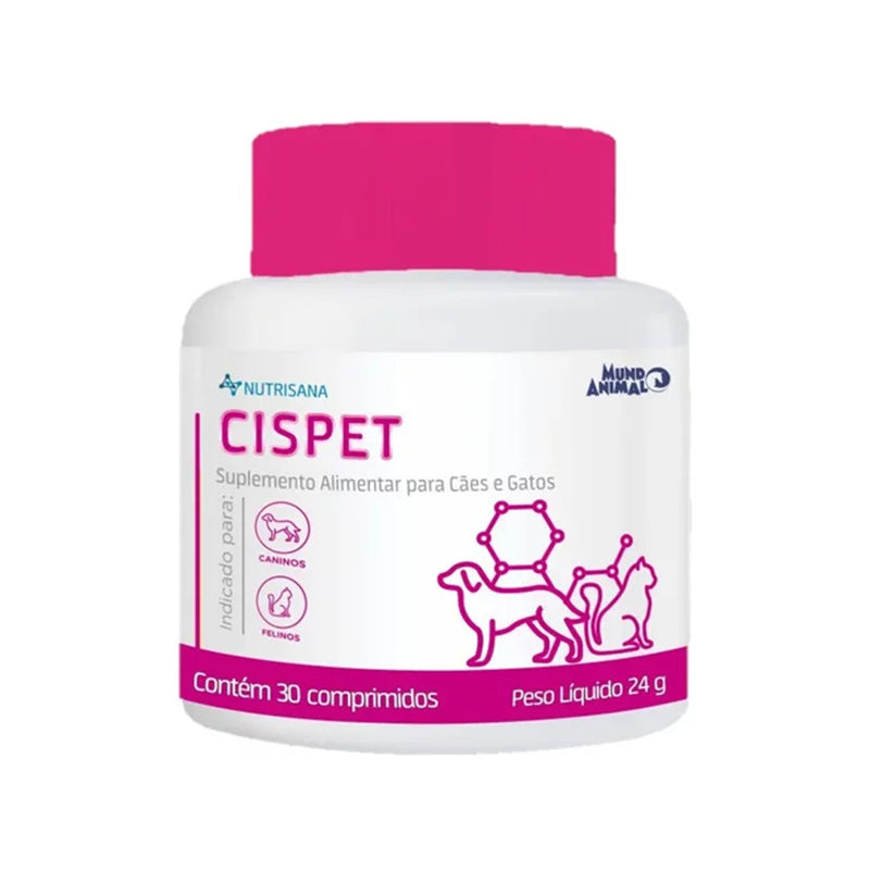 Suplemento Alimentar Cispet 30 Comprimidos