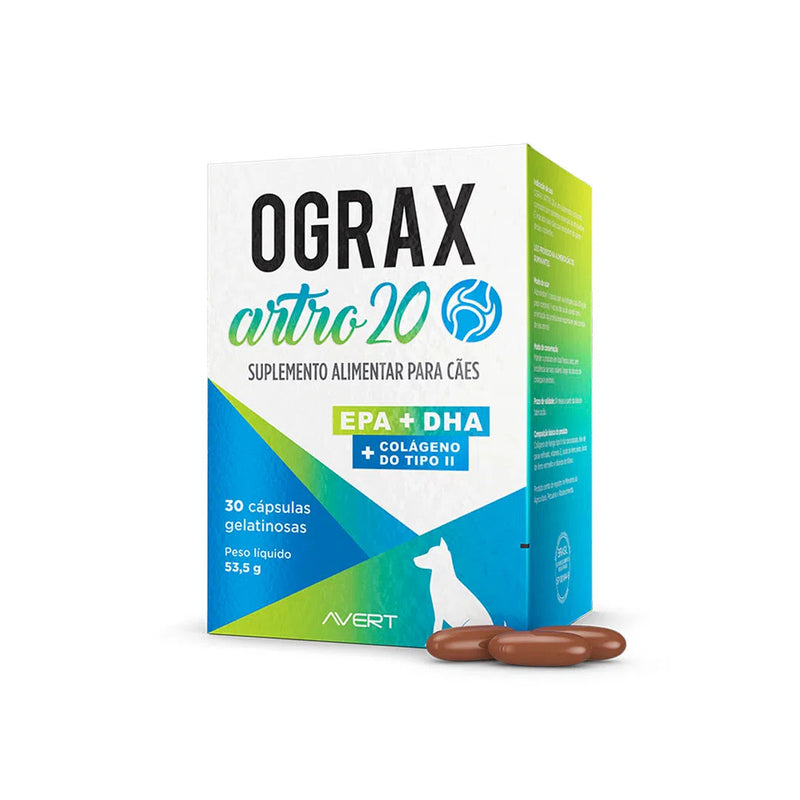 Suplemento Alimentar para Cães Ograx Artro 20